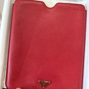 Prada Red iPad case